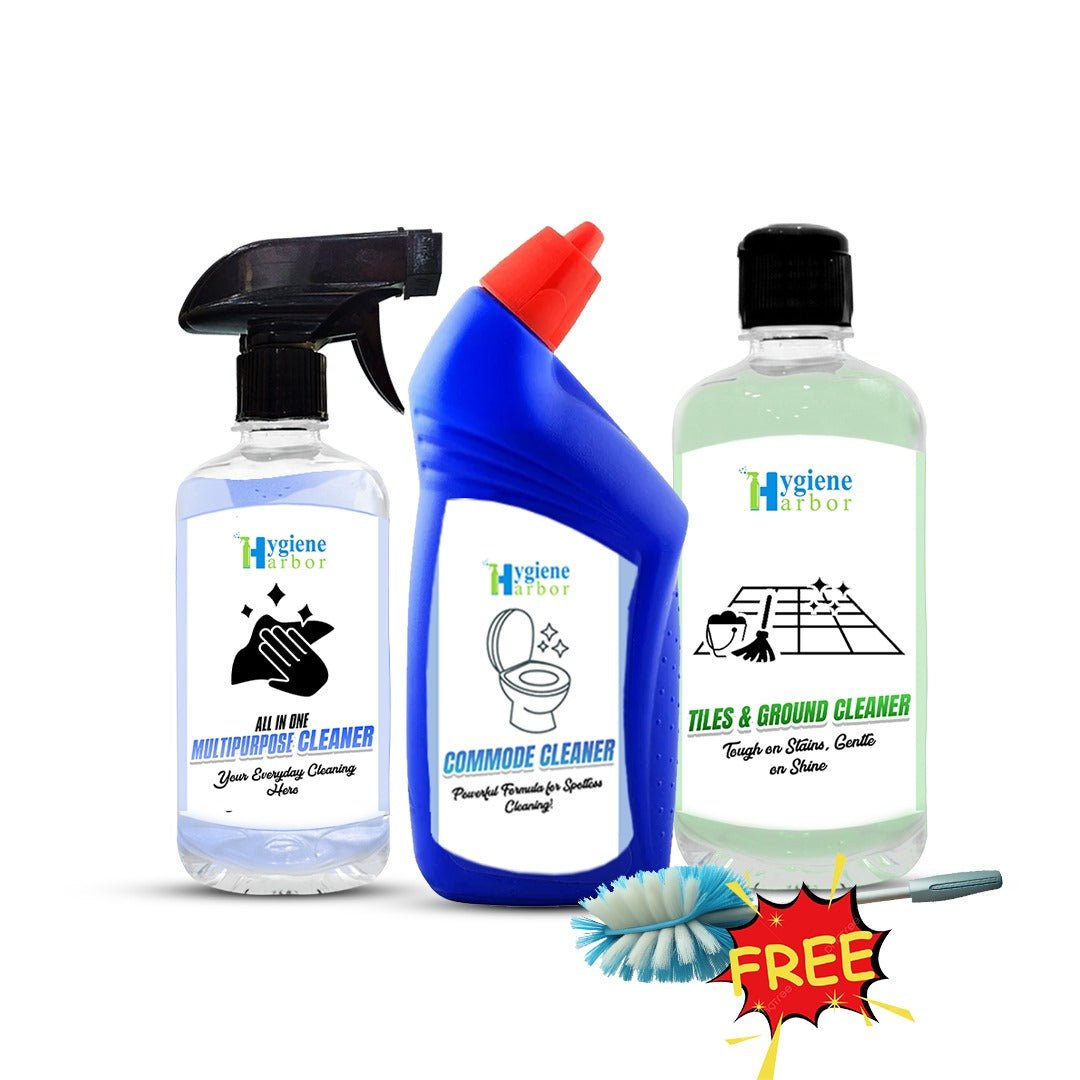 Hygiene Harbor 3 in 1 Power Cleaning Kit + FREE Brush