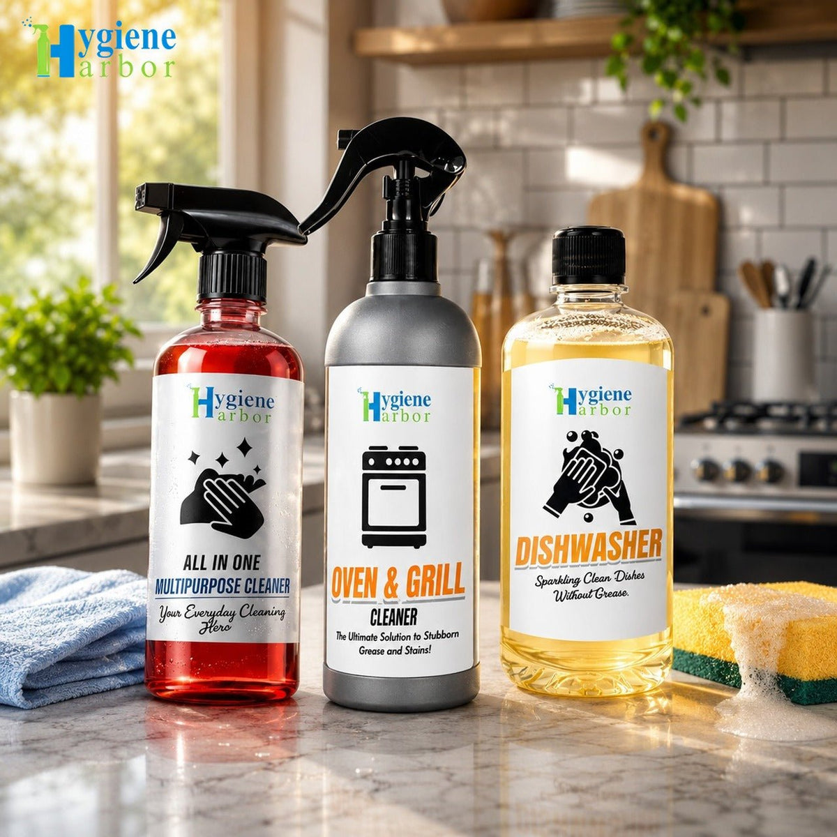 Hygiene Harbor All-in-One Kitchen Care Bundle