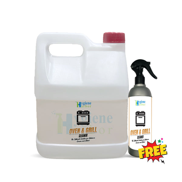 Hygiene Harbor Oven and Grill Cleaner 5L + FREE 500ml Empty Spray
