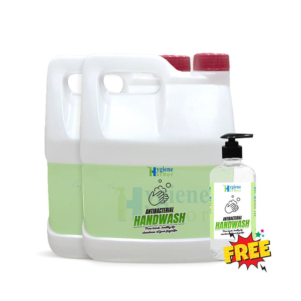 Hygiene Harbor Anti Bacterial Handwash 5L + FREE 500ml Empty Bottle - Hygiene Harbor