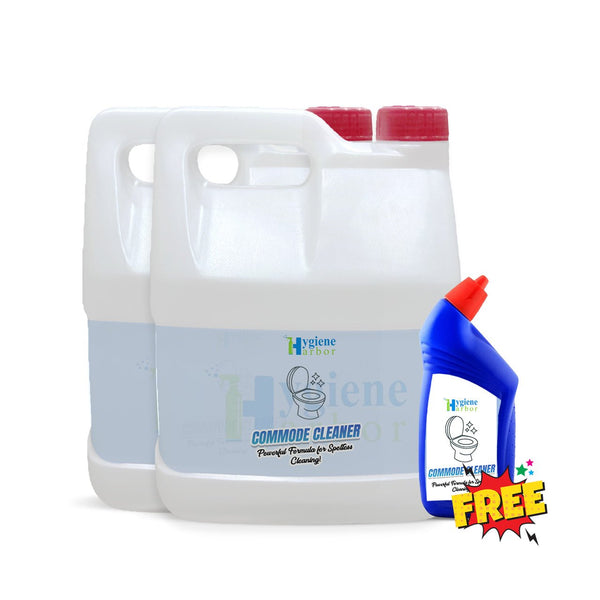 Hygiene Harbor Commode Cleaner 5L + FREE 500ml Empty Bottle - Hygiene Harbor