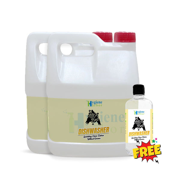 Hygiene Harbor Dishwasher Liquid 5L + FREE 500ml Empty Bottle - Hygiene Harbor